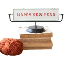 Load image into Gallery viewer, Merry Christmas // Happy New Year Reversible Sign