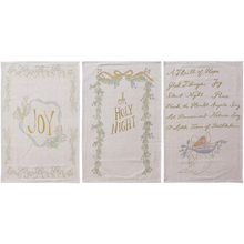 Load image into Gallery viewer, Vintage Christmas Design Tea Towel, 3 styles