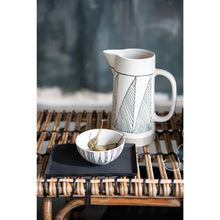 Load image into Gallery viewer, Black Decorative Textured Metal Tray