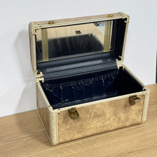 Load image into Gallery viewer, Vintage Enamel Flight Cosmetics Case - 1950's
