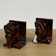 Load image into Gallery viewer, Vintage Ceramic Horse Bookends, set of 2
