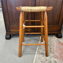 Load image into Gallery viewer, Vintage Woven Stool
