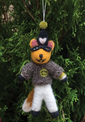 Fox Sweater Ornament