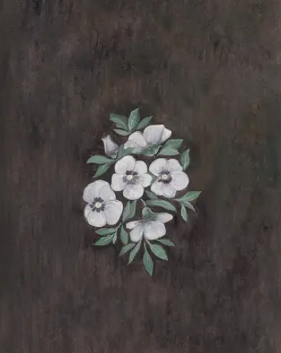 Moody Floral Print 11x14