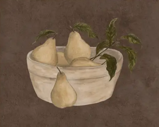 Moody Pear Print 11x14
