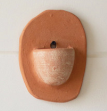 Load image into Gallery viewer, Clay Flat Wall Vase
