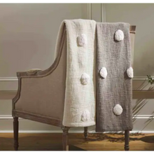 Load image into Gallery viewer, Tufted Dot Throw Blanket - 60x50
