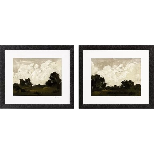 Moody Landscape Painting, 2 styles