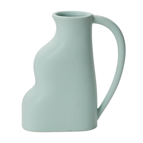 Blue Wiggle Vase