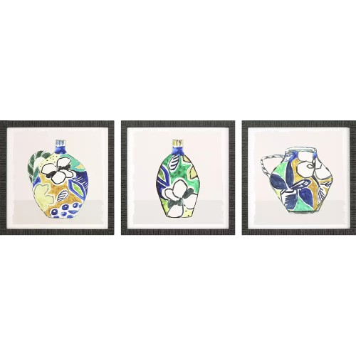 Abstract Vase Painting, 3 styles