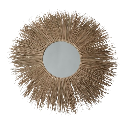 Rattan Sunburst Mirror