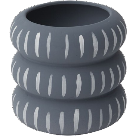 Gray Bubble Vase