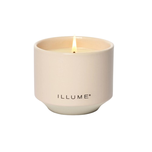 Coconut Milk Mango Ceramic Candle