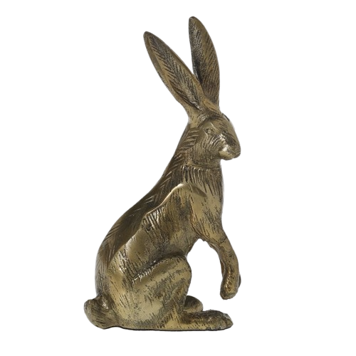 Brass Rabbit Figurine
