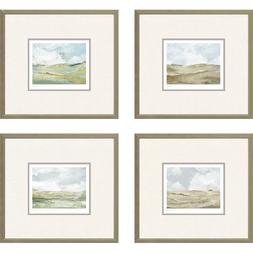 Countryside Landscape Painting, 4 styles