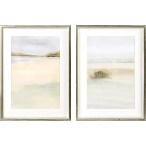 Tall Ocean Landscape Painting, 4 styles