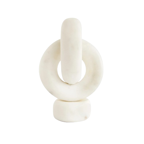 Marble Decorative Object/Taper Candle Holder