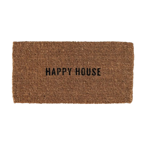 Happy House Doormat - 32x16