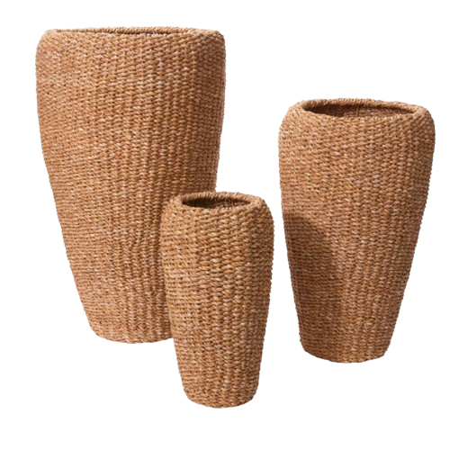 Woven Seagrass Vase