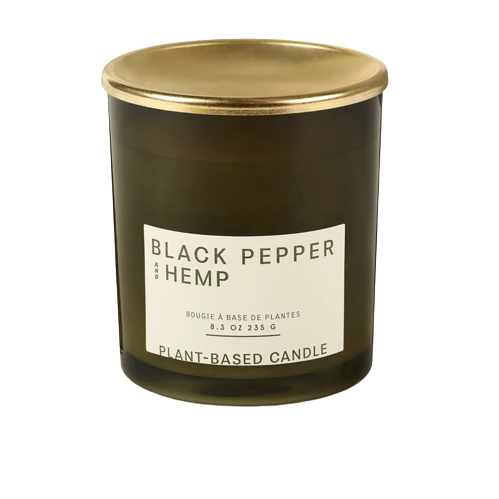 Black Pepper + Hemp Candle