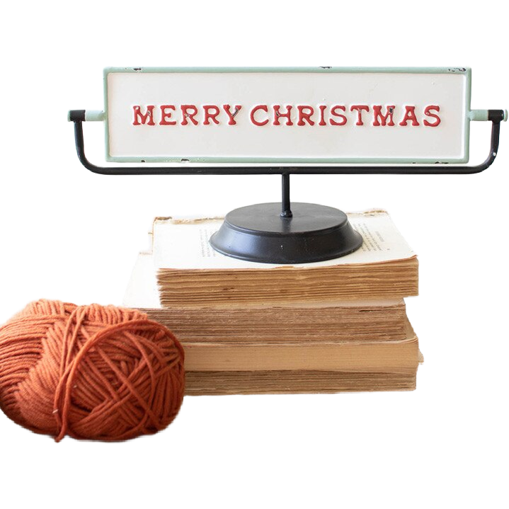 Merry Christmas // Happy New Year Reversible Sign