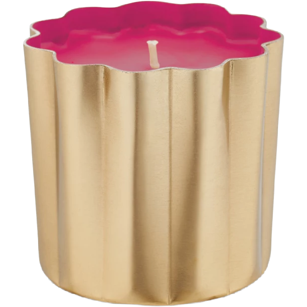 Thai Lily Mini Brass Candle
