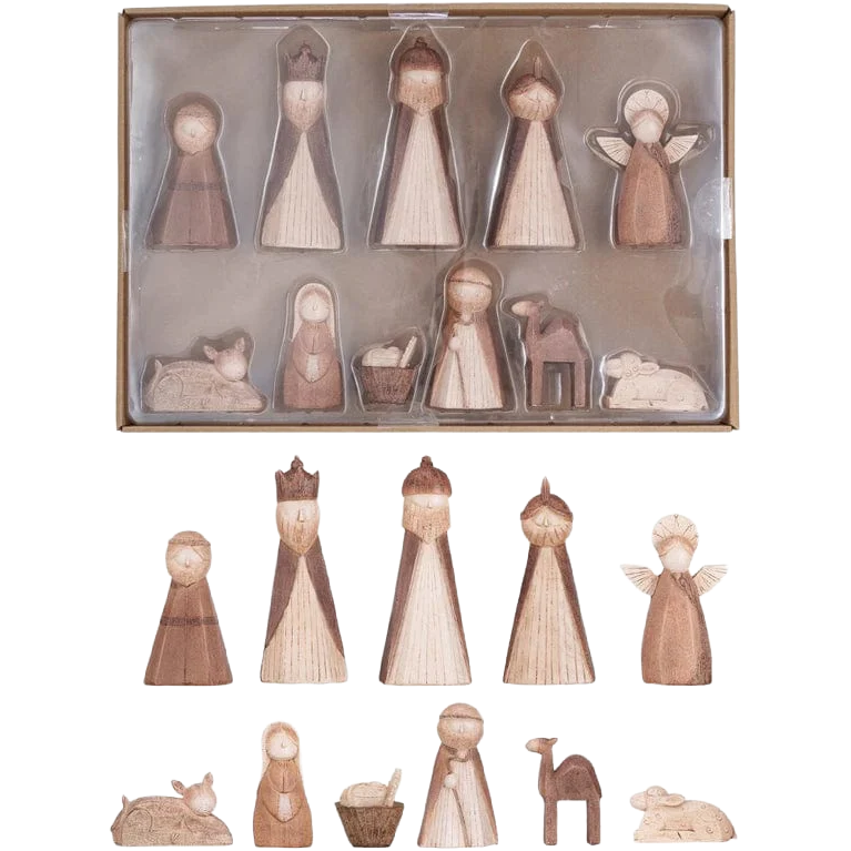 Simple Wood Nativity