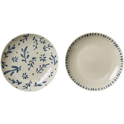 Blue + White Plate, 2 styles