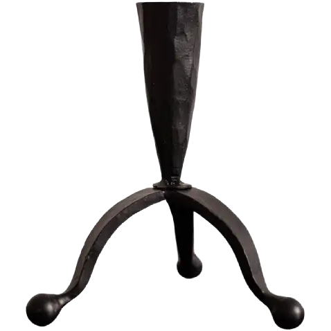 Black Iron Candle Holder