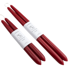 Load image into Gallery viewer, Dipped Beeswax Taper Candles, set of 2
