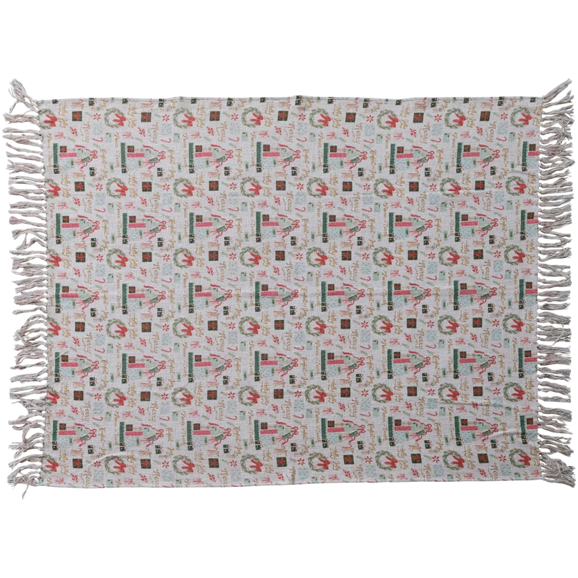 Holiday Slub Throw Blanket - 60