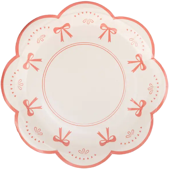 Doily Paper Plates, set of 8