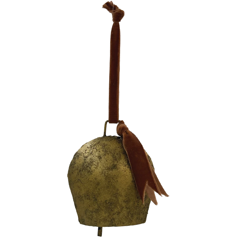 Antique Gold Bell Ornament