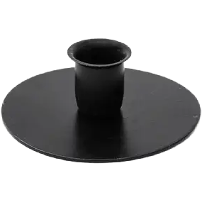 Black Round Candlestick Holder