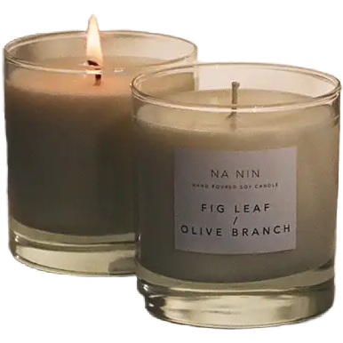 Fig Leaf + Olive Branch Candle