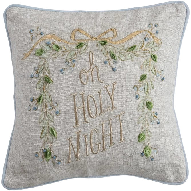 Oh Holy Night Pillow - 16