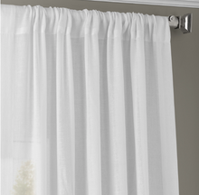 Load image into Gallery viewer, Porcelain Sheer Curtain Rod Panel
